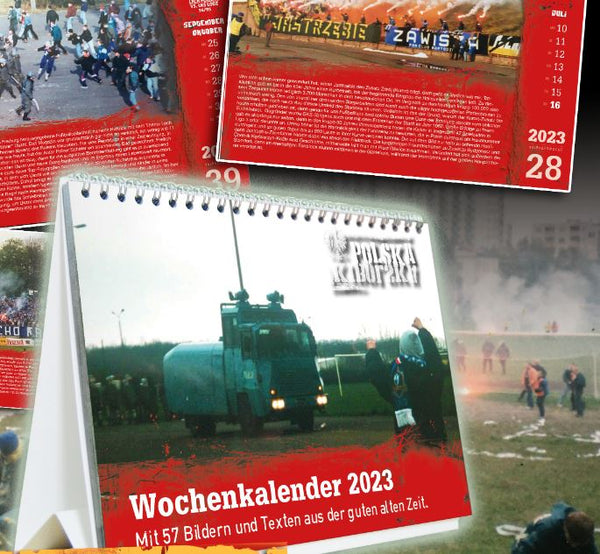AUSVERKAUFT! POLSKA KIBOLSKA Wochenkalender 2023